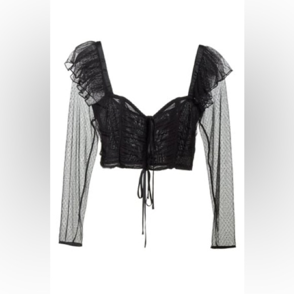 Cinq a Sept Adelise Corset Lace Crop